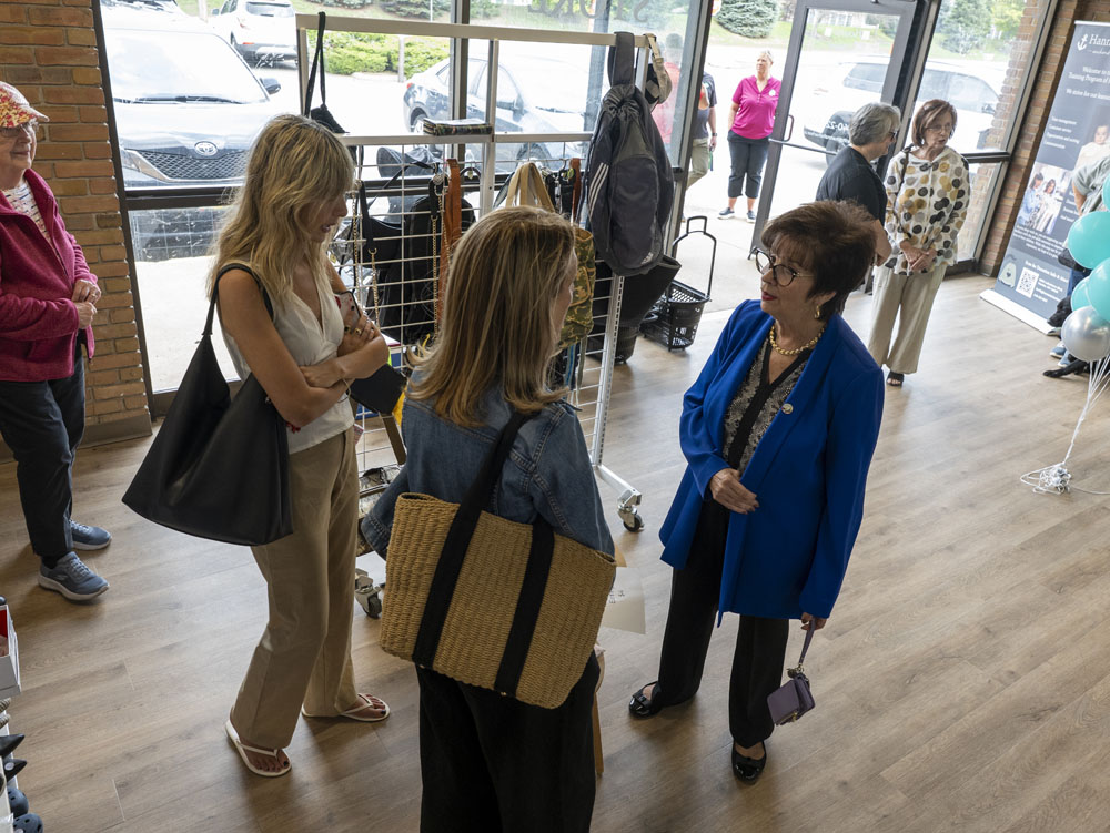 Guests at Hannah's Harbor grand opening