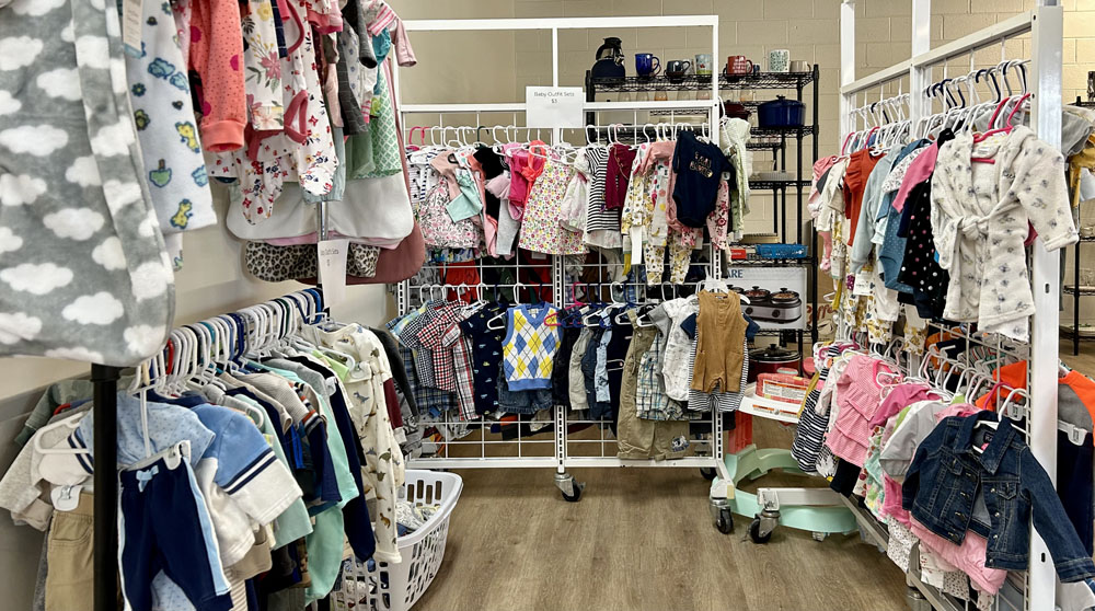 Children's and baby clothing at Hannah's Harbor